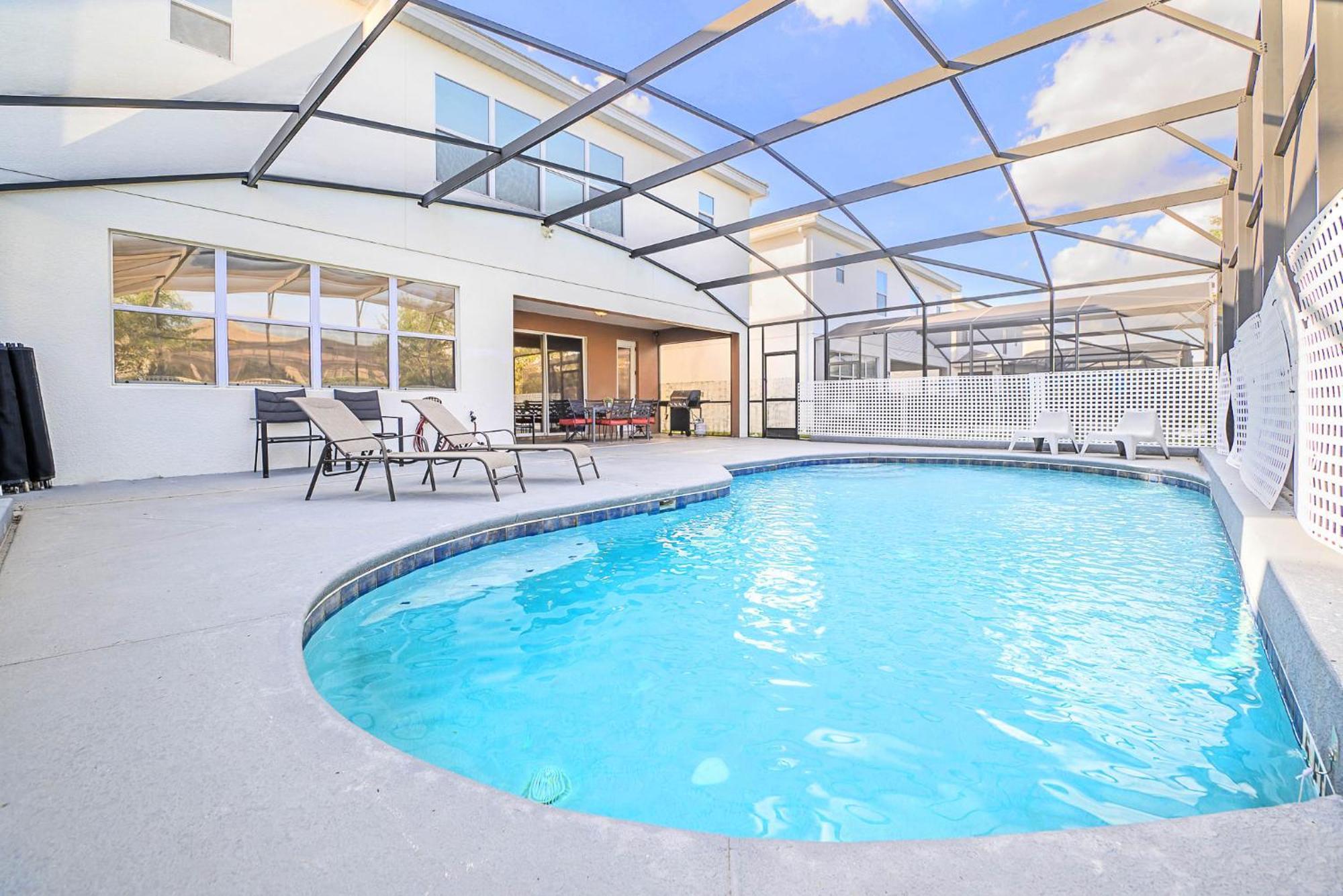 6Br Luxury Home With Private Pool And Bbq Kissimmee Εξωτερικό φωτογραφία